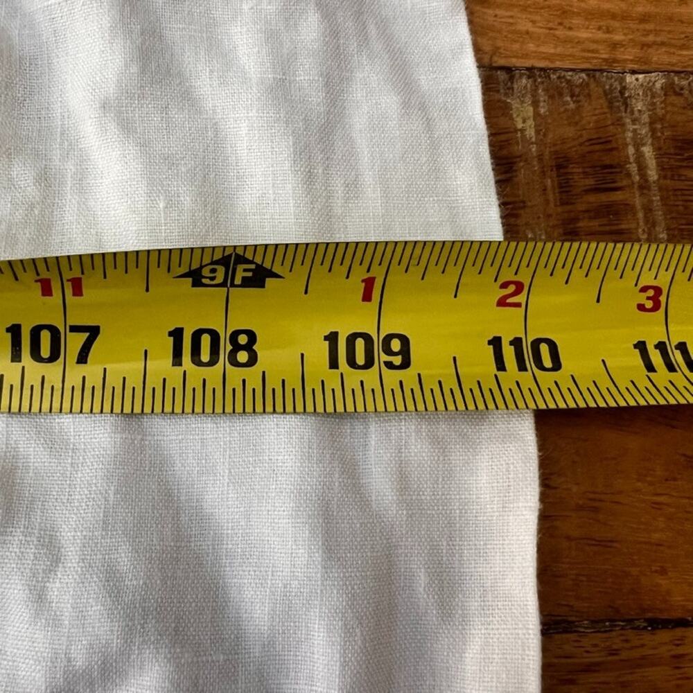 The Threadery Washed Linen Flat Sheet 109" x 113" - Picture 8 of 10
